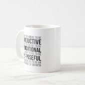 Mug Objectif éducatif productif (Devant gauche)