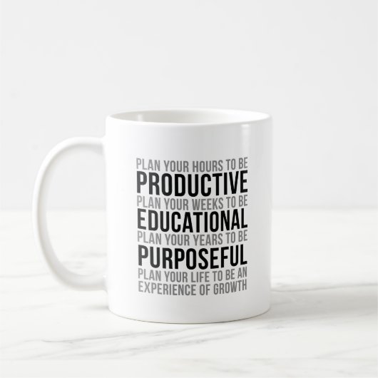 Mug Objectif éducatif productif (Gauche)