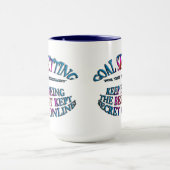 Mug Objectif : Meilleur secret gardé en ligne (Centre)