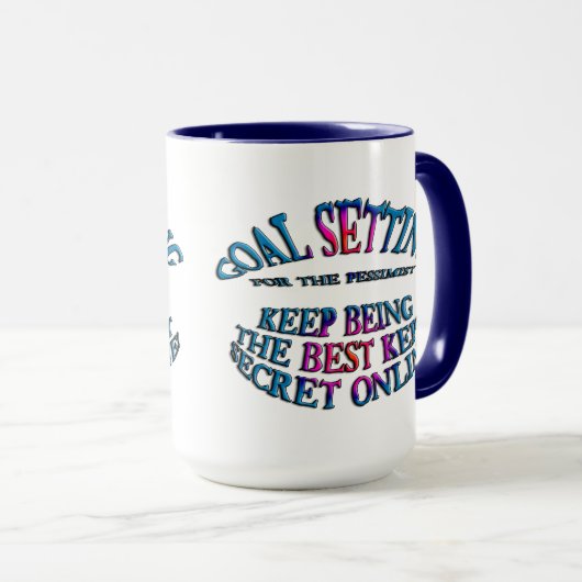 Mug Objectif : Meilleur secret gardé en ligne (Devant droit)