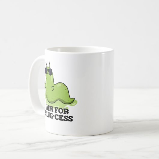 Mug Objectif Pour Le Jeu De Slug-cess Funny Positif (Devant gauche)
