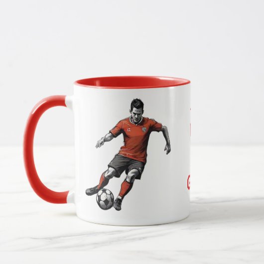 Mug Objectif pour un soccer de but (Gauche)