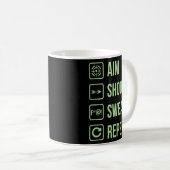 Mug Objectif Tir Serrer Répéter Tir à l'arc Vie Plaisa (Devant droit)