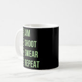 Mug Objectif Tir Serrer Répéter Tir à l'arc Vie Plaisa (Devant gauche)