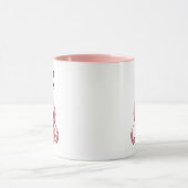 Mug Objectifs de calamar Rose Gêné (Centre)
