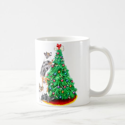 Mug Objectifs de Corgi Cristmas (Droite)