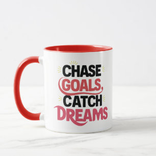 Mug Objectifs de la chasse Rêves de capture, motivatio