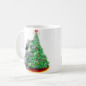 Mug Objectifs de la hache afghane bleu (Devant gauche)
