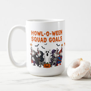 Mug Objectifs de la meute Howl-o-ween – Halloween drôl