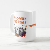 Mug Objectifs de la meute Howl-o-ween – Halloween drôl (Devant gauche)