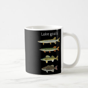 Mug Objectifs de lac Pêche Musky Brochet Doré Petite B
