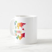 Mug Objectifs mondiaux ODD 2030 Avenir durable (Devant gauche)