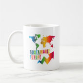 Mug Objectifs mondiaux ODD 2030 Avenir durable (Gauche)