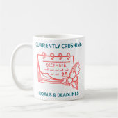 Mug Objectifs Motivants de Concassage Délais (Gauche)