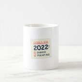 Mug Objectifs pour 2022 : Survivre, Oublier 2021 (Centre)
