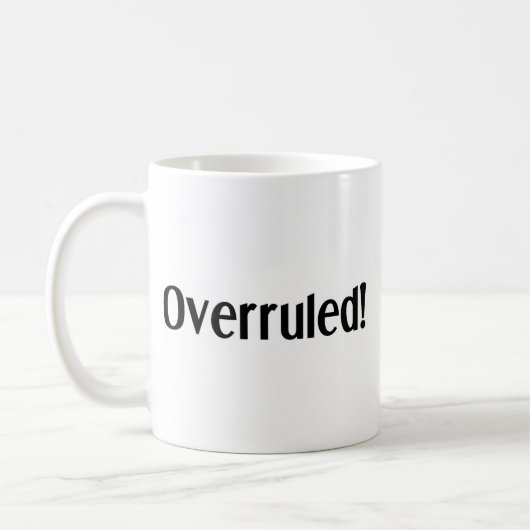 Mug Objection et infirmée (Gauche)