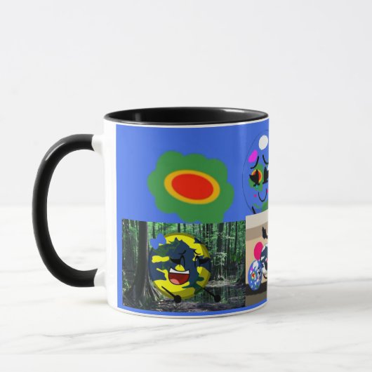 Mug objet cosmos terre et biomo (Gauche)