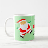Mug Objet de Noël personnalisé de kickball (Gauche)
