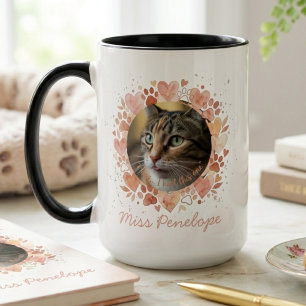 Mug Objet souvenir floral de sympathie pour perte de c