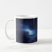 Mug Objet volant UFO dans l'espace (Gauche)