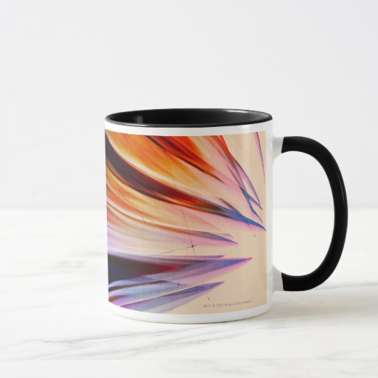 Mug Objets abstraits colorés contre le blanc (Droite)