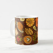 Mug Objets d'action de grâce : dessin animé motif colo (Devant gauche)