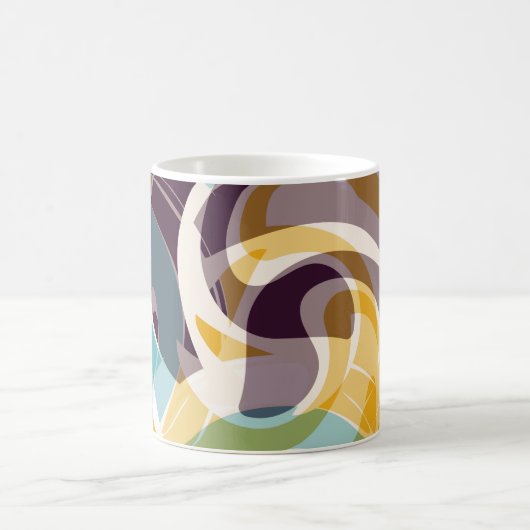 Mug objets géométriques Abstraits graffiti grunge effe (Centre)