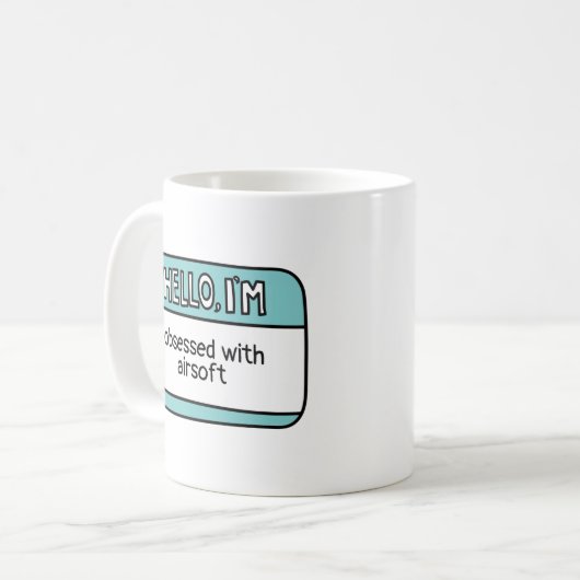 Mug Obsédée par Airsoft (Devant gauche)