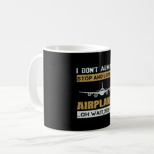 Mug Observateur d'avion (Devant gauche)