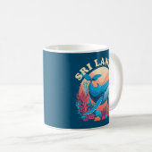 Mug Observation de baleines bleues au Sri Lanka (Devant droit)