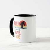 Mug Observation de Bigfoot à Travis Texas (Devant gauche)