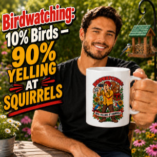 Mug Observation des oiseaux 10% Oiseaux 90% Crier aprè