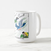 Mug Observation d'oiseaux compétitive (bande dessinée) (Devant droit)