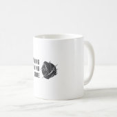 Mug Observation d'oiseaux Le Crowwing Est Parti Funny (Devant droit)
