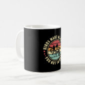 Mug Observation d'oiseaux Les oiseaux me rendent heure (Devant gauche)