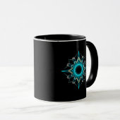 Mug Observer Core Futuristic Abstract Identity Symbol (Devant droit)