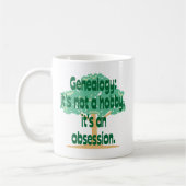 Mug Obsession de généalogie (Gauche)