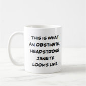 Mug obstiner headstrong janeite (Gauche)