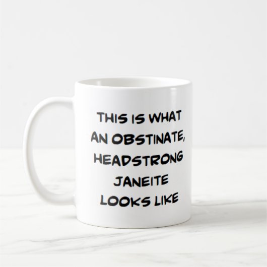 Mug obstiner headstrong janeite (Gauche)