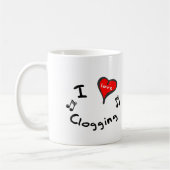 Mug Obstruer obstruant de coeur du cadeau I (Gauche)