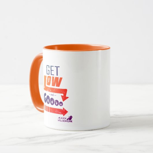 Mug Obtenez bas et partez avec du café (Devant gauche)