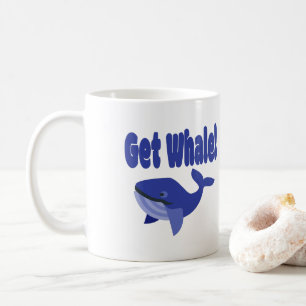 Mug Obtenez De La Baleine, Faites Bien Du Pun Drôle