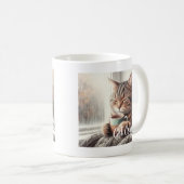 Mug Obtenez un chat confortable (Devant droit)