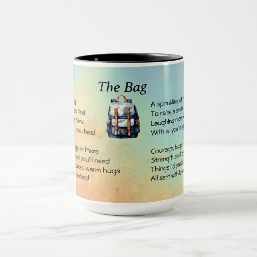 Mug Obtenez un poème bien (Centre)