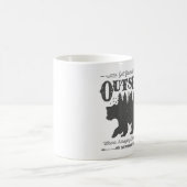 Mug Obtenez-vous dehors (Centre)