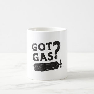 Mug Obtenir Gaz Plongée Plongée Plongée Océan Eau prof