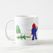 Mug Obtenir le sapin de Noël (Gauche)