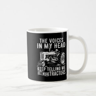 Mug Obtenir plus de tracteurs citations drôles tracteu