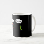 Mug Obtenir Réel Être Rationnel Funky Math Pi Geek Jou (Devant droit)