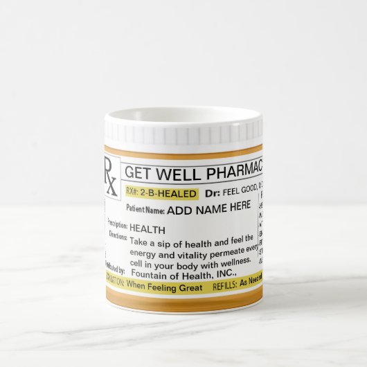 Mug Obtenir une ordonnance RX (Centre)